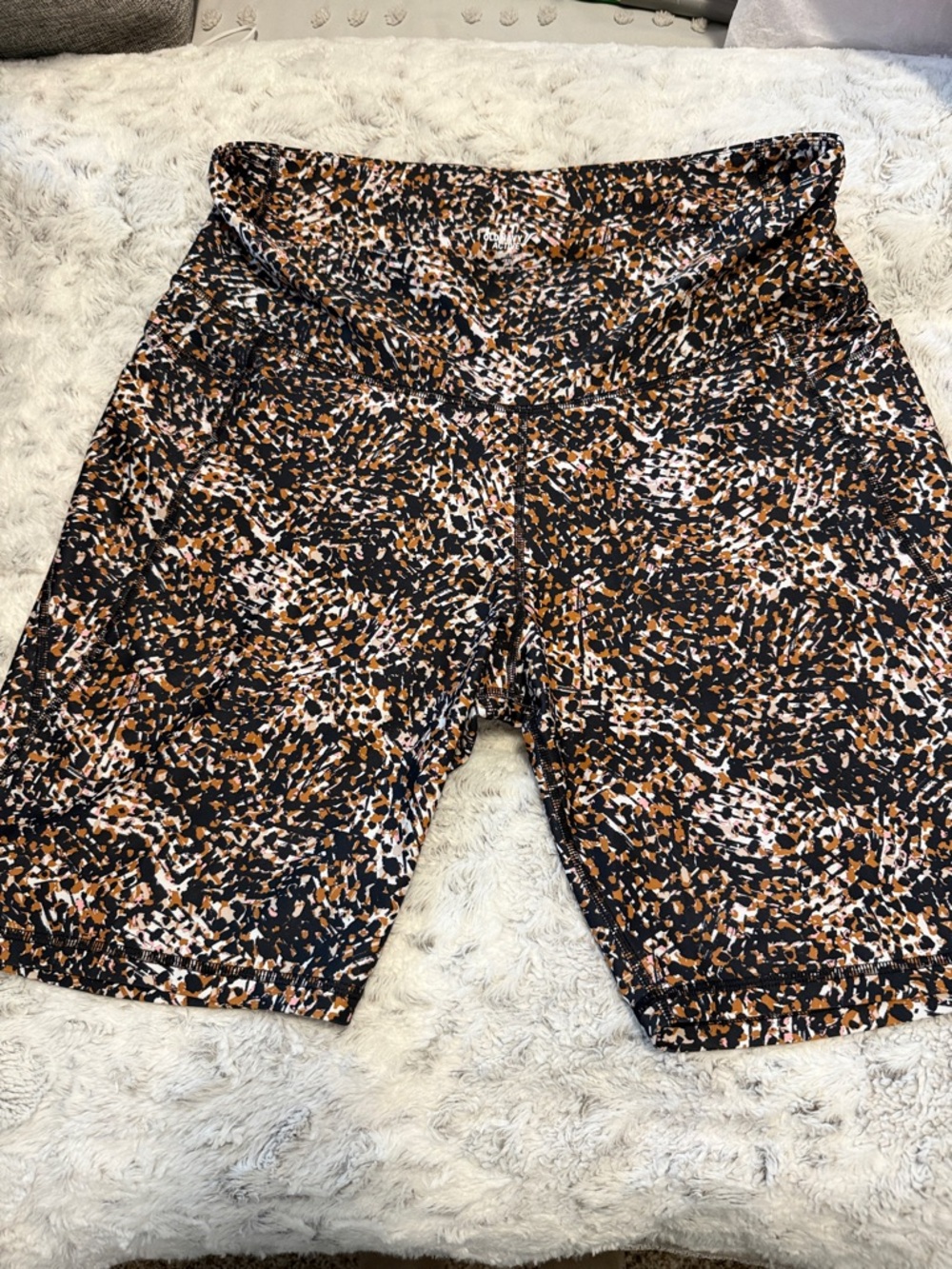 Old Navy Powersoft Animal Printed High-Waist Bike Shorts XXL